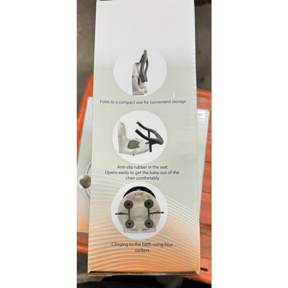 Baby Bath Ring Seat Foldable - Brand New No Box - Picture 3 of 12
